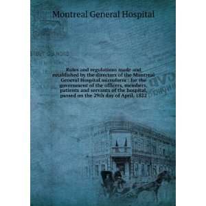  of the Montreal General Hospital microform  for the government 