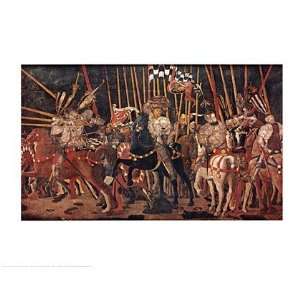    Battle of San Romano by Paolo Uccello 29x23