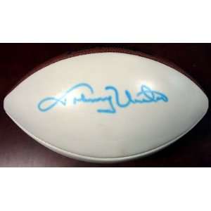  Johnny Unitas Autographed/Hand Signed NFL White Panel 