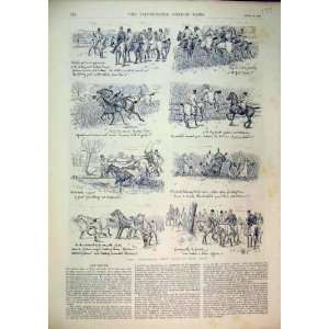    1892 Chumpshire Point Hunt Race Horses Sport Fence