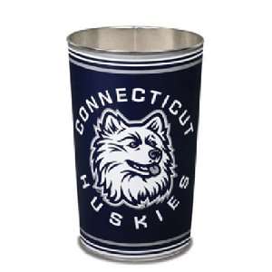  Connecticut Huskies NCAA Tapered Wastebasket (15 Height 