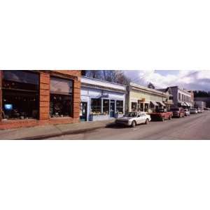  Cars Parked in Front of Stores, La Conner, Skagit County 