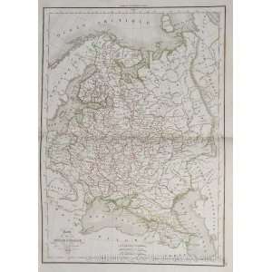 Delamarche Map of Russia in Europe (1843)