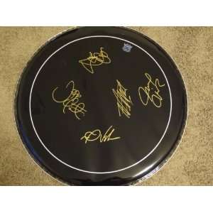  Pearl Jam Autographed Drumhead 
