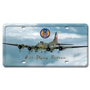  B 17 Flying Fortress Aviation License Plate   Victory 