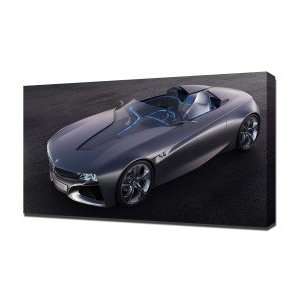 BMW Vision   Canvas Art   Framed Size 24x36   Ready To Hang