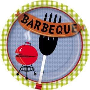  Barbeque Cookout Dinner Plates (8) Party Supplies Toys 