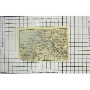  Antique Map Germany Helgolander Harburg Withelmshaven 