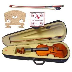   Violin (Size 1/2) EXTRA String Set EXTRA Bow and EXTRA bridge