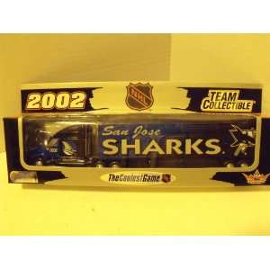  2002 NHL San Jose Sharks 180 Scale Die cast Tractor Trailer 