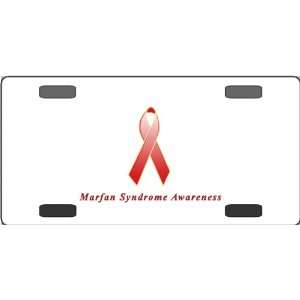 Marfan Syndrome Awareness Ribbon Vanity License Plate