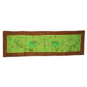  Home Decorative Cotton Embroidered Elephant Tapestry Wall 