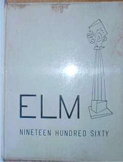 1960 ELM San Mateo High School CA YEARBOOK book  