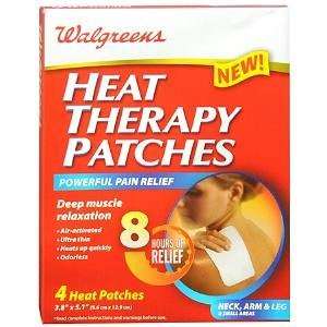   Heat Therapy Patches, Neck/Arm/Leg, 4 ea Health 