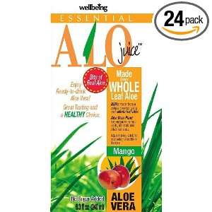 Essential Alo Juice, Mango, 8.1 Ounce Cans (Pack of 24)  