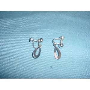  Coro Silvertone Earrings 