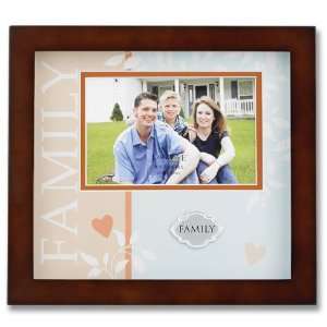   Walnut Wood Family Picture Frame Scrapbook Collection