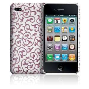  Case Mate iPhone 4 Ivy Case   White & Pink Cell Phones 