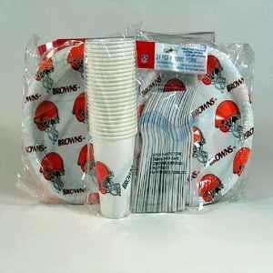    Cleveland Browns Fun Ware Plastic Party Pack