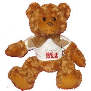  Cosmetologists are FRAGILE handle with care Plush Teddy 