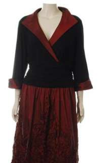   Howard NEW Plus Size Semi Formal Dress Red BHFO Sale 16W  