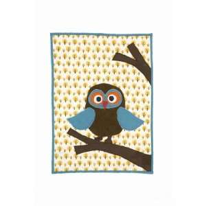  Ferm Living Organic Owl Quilted Blanket