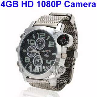 4G HD Real 1080p Waterproof Spy Compass Watch Camera UK  
