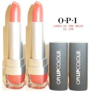  OPI Lipcolour #LC 126 LUNCH AT THE DELHI (Qty, Of 2 LipSticks 