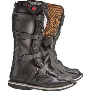 FLY RACING MAVERIK YOUTH MX OFFROAD BOOTS BLACK 2 