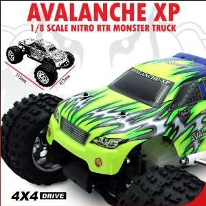    Avalanche Xp 1/8 Scale Nitro Monster Truck