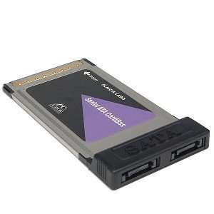  2 port Serial ATA CardBus PC Card Electronics