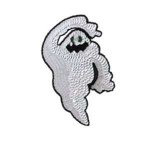  Scary Ghost Sequin Applique Arts, Crafts & Sewing