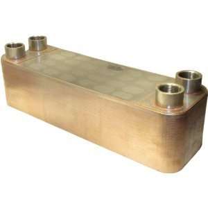   Plate 1.5 Male NPT Stainless Steel Copper Brazed Plate Heat Exchanger