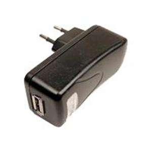   Unlimited USB to European Wall Power Adapter (Black) Cell Phones