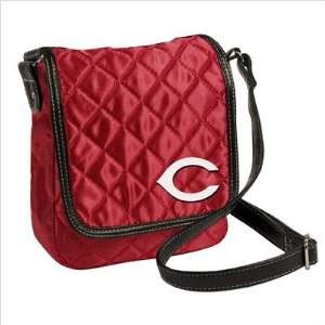  Little Earth 52106 CRED MLB Cincinnati Reds Quilted Purse 