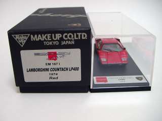 43 Make Up Lamborghini Countach LP400 1974 Red Miniwerks  