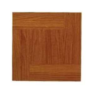   Self adhesive Wood Geo Vinyl Floor Tile 12 X 12 X 1.2mm
