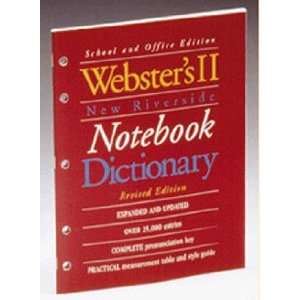 WEBSTERS NOTEBOOK DICTIONARY Toys & Games
