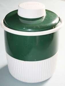 Vtg 1981 COLEMAN Green 2 Gallon Cooler Drink Dispenser Jug Spout igloo 
