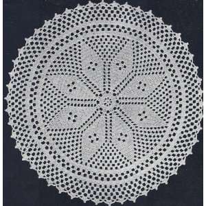  Vintage Crochet PATTERN to make   Star Filet Doily Motif 