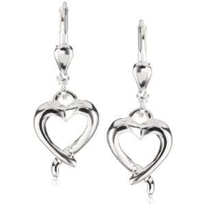  Zina Sterling Silver Contemporary Collection Fluid Heart 