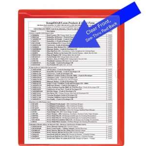 StoreSMART®   Paperwork Organizers   100 Pack   See Thru Red Plastic 