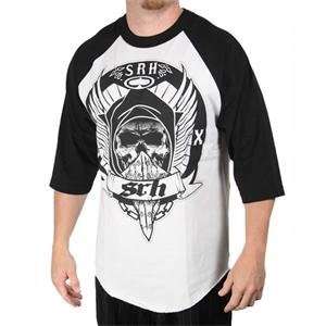  SRH Death Squad Baseball Raglan T Shirt   Medium/Black 