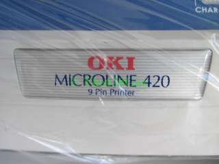   OKI OKIDATA Microline 420 9 Pin Dot Matrix Impact Printer B/W 570 CPS
