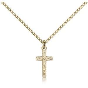 Gold Filled Crucifix Pendant Jewelry