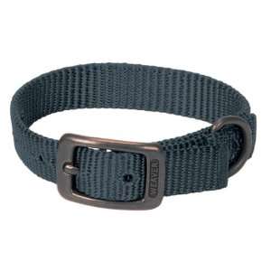  Sedona Dog Collars 5/8 Width with Leather Overlay   11 