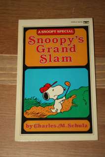 Snoopys Grand Slam by Charles M. Schulz (1983, Paperback, Reprint 