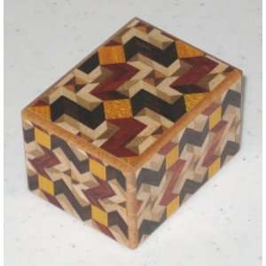  Wooden Japanese Secret Puzzle Box 2 Sun 10 step 