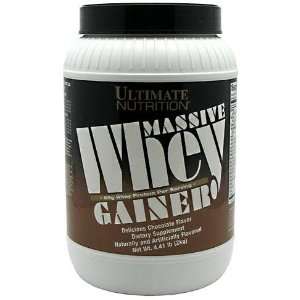 Ultimate Nutrition Massive Whey Gainer, Delicious Chocolate, 4.41 lbs
