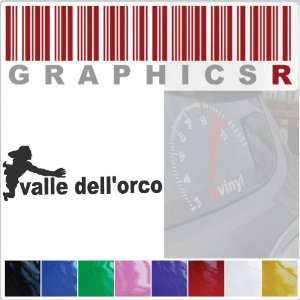  Sticker Decal Graphic   Rock Climber Valle DellOrco Guide 